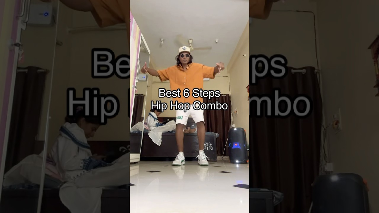 Best 6 Hip Hop Basic Steps Combo #jddancetutorial #hiphopbasic #hiphop #dance