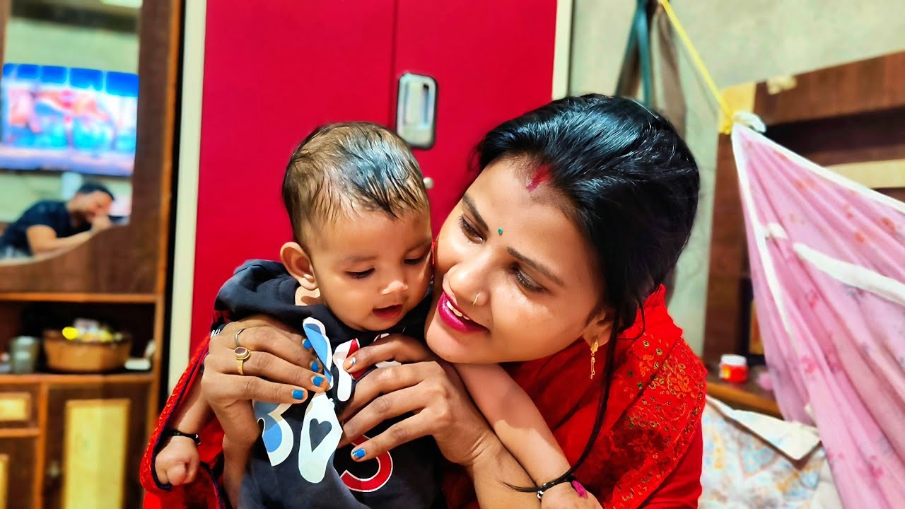 हमारी नन्ही बिटिया रानी 4 महीने की हो गई  🥰♥️ ||Our Little Daughter Rani has Turned 4 months Old ♥️