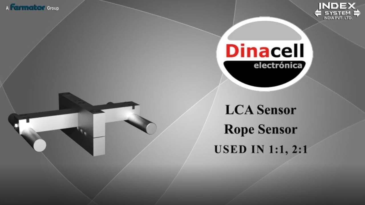 LCA Sensor | Rope Sensor | used in 1:1, 2:1 - Dinacell electronica | Product Tutorial #indexsystem