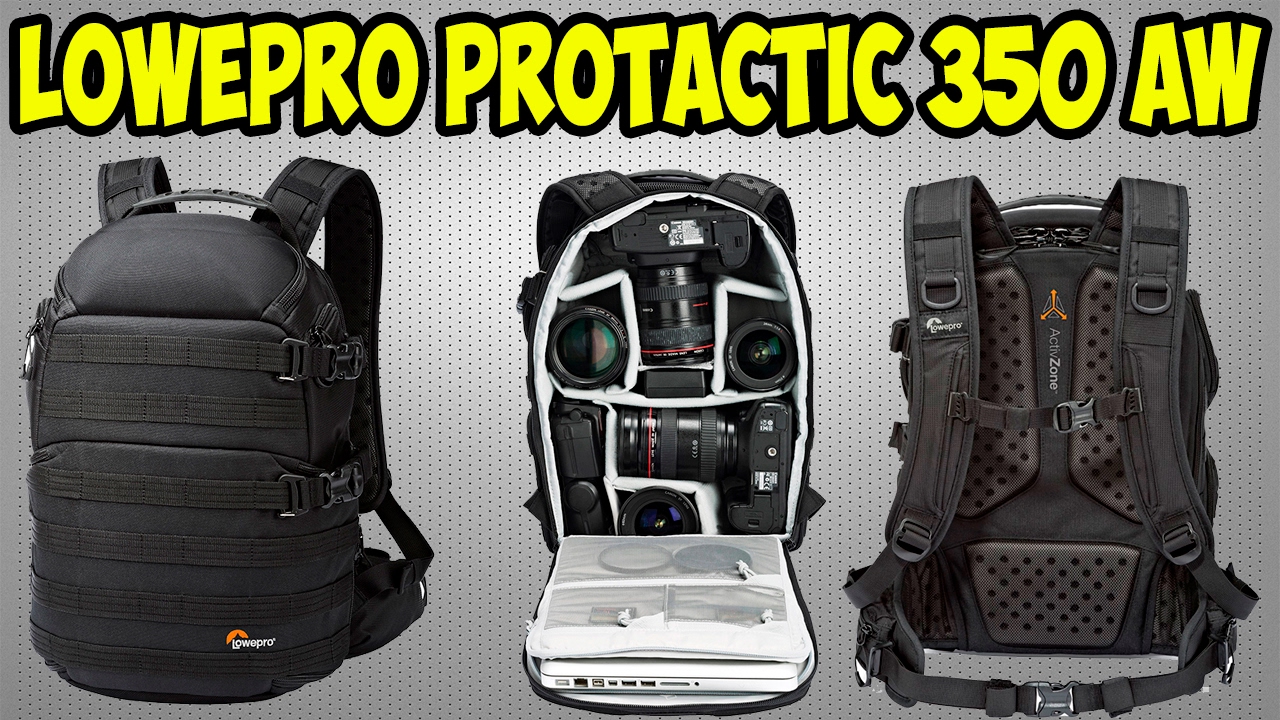 Подробный обзор фото рюкзак Lowe Pro Pro tactic 350 AW. Крепкий, большой и вместительный