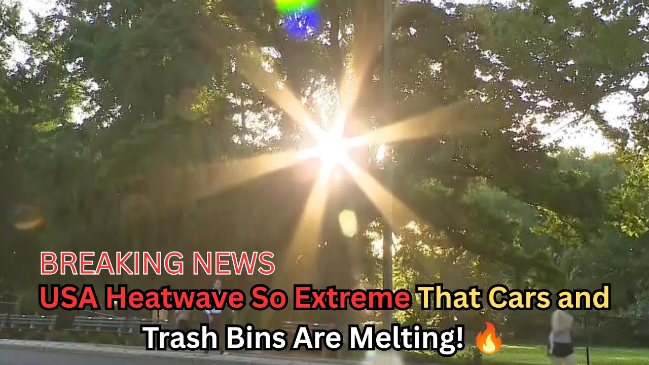 America Is Melting! Extreme USA Heatwave Turns Cars & Trash Bins Into Liquid 😱🔥