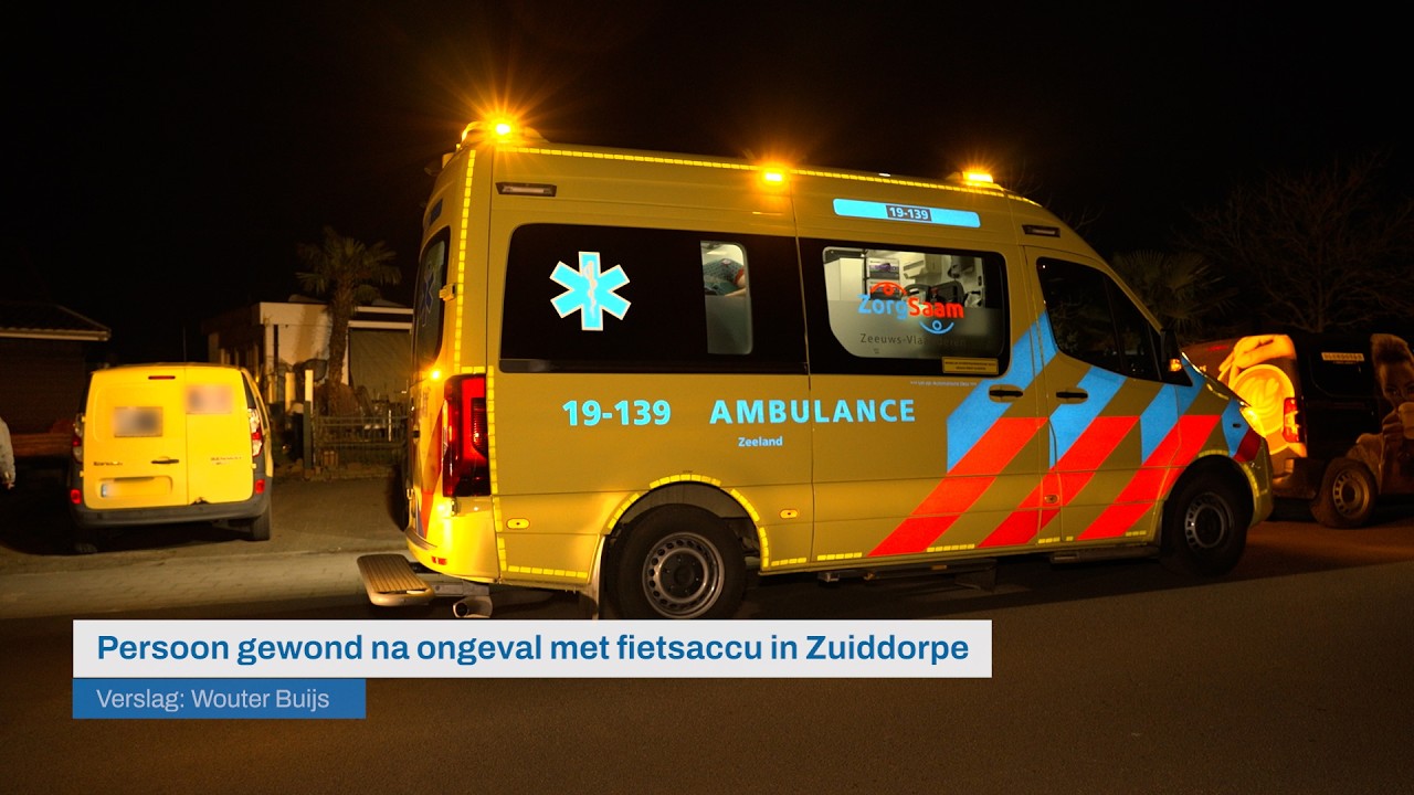 Fietsaccu ontploft in woning Zuiddorpe, persoon gewond - 112 Nieuws | Omroep ZVL