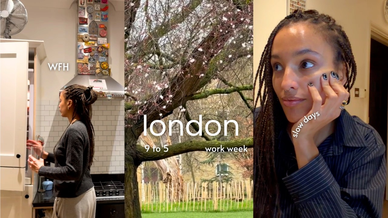 embracing slow days WFH in london — calm routines, breaks in nature & weeknight dinners
