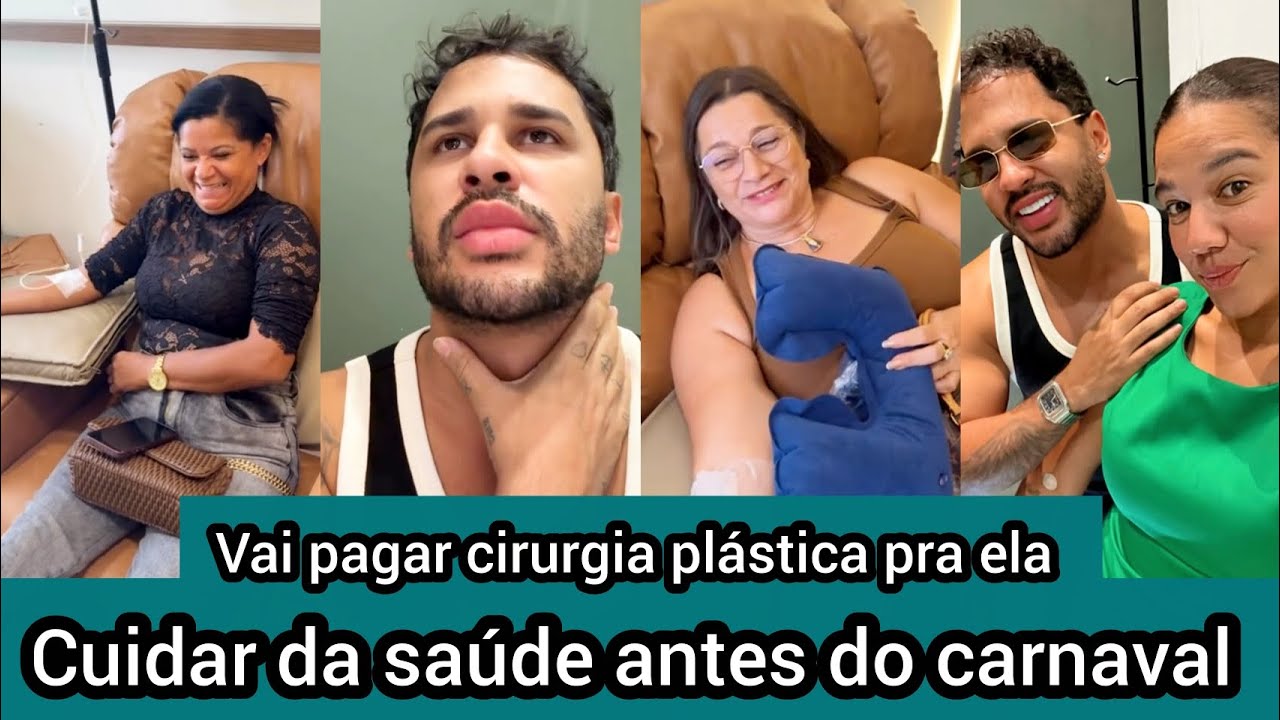 Lucas Guimarães aproveita pra ir ao médico antes de curtir o carnaval e lava a família junto 