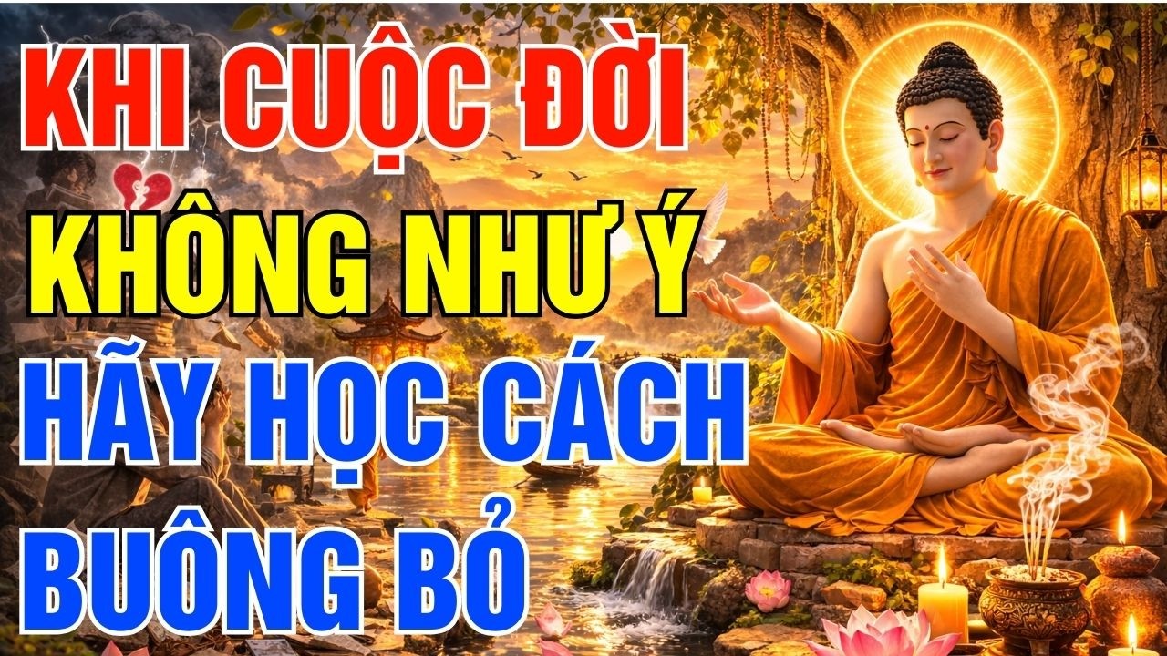 Phật Dạy - Khi Cuộc Đời Không Như Ý Học Cách Buông Bỏ Để Tâm Bình Yên, Hạnh Phúc | Bình An Phật Pháp