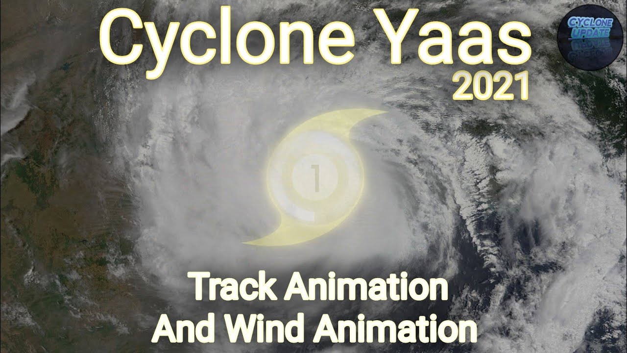The Track Of Cyclone Yaas 2021.