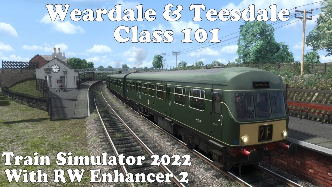 Train Simulator 2022 RW Enhancer 2: Weardale & Teesdale driving the Class 101