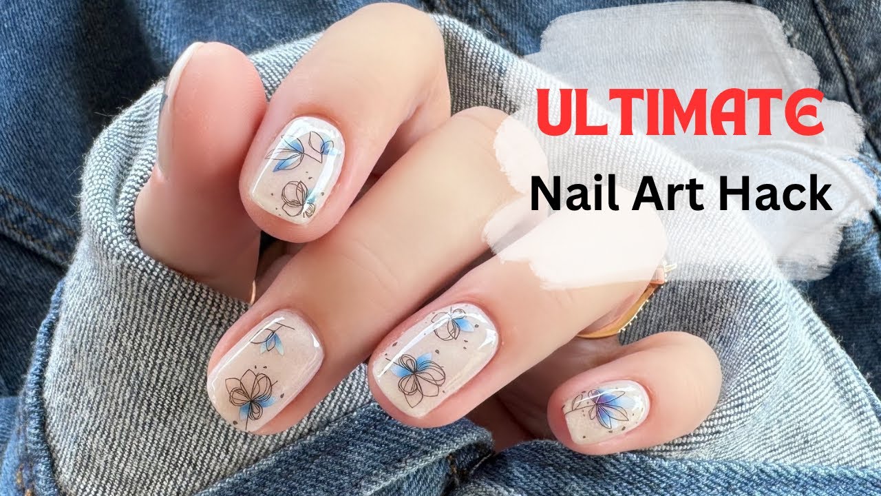 The ULTIMATE Nail Art Hack | Decals Over Dip Powder