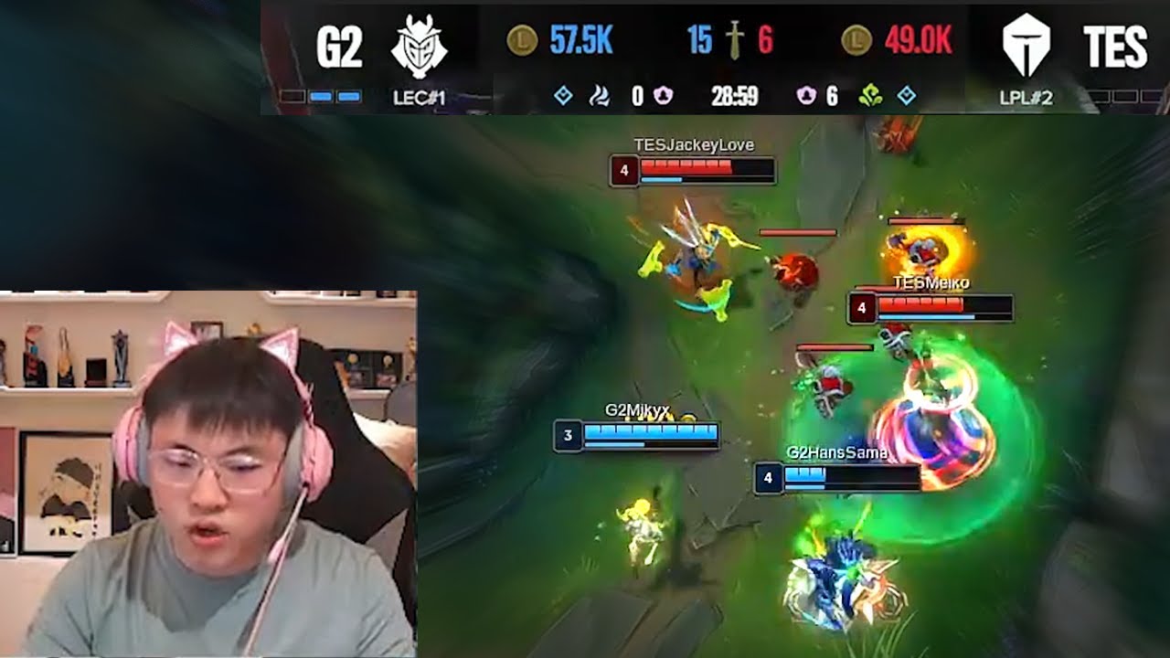 Uzi Reaction G2 Dominating TES / MSI 2024 - Full 3 Game Highlight