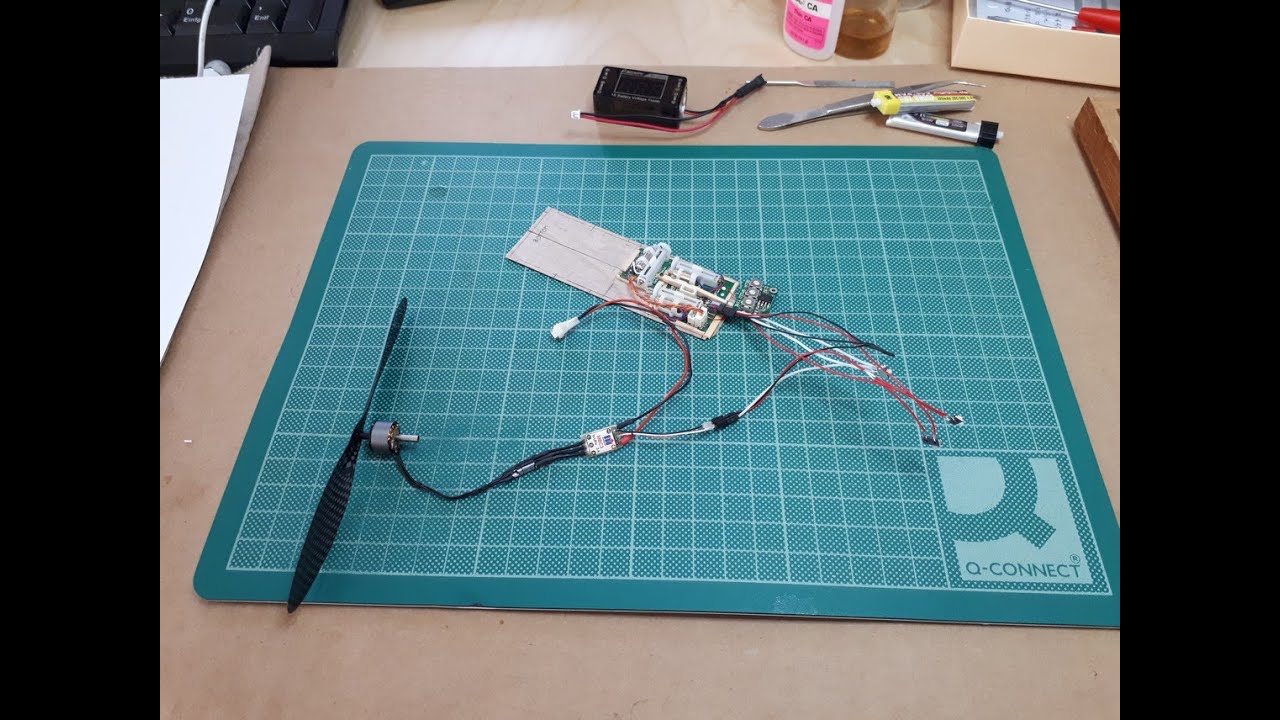 1/20 scale AVRO 504 N/O electric setup for FF and/or RC
