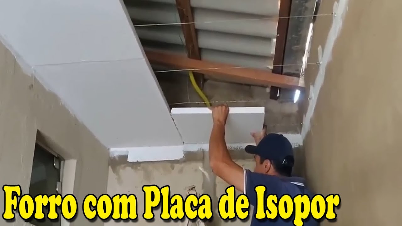 Forro com Placa de Isopor