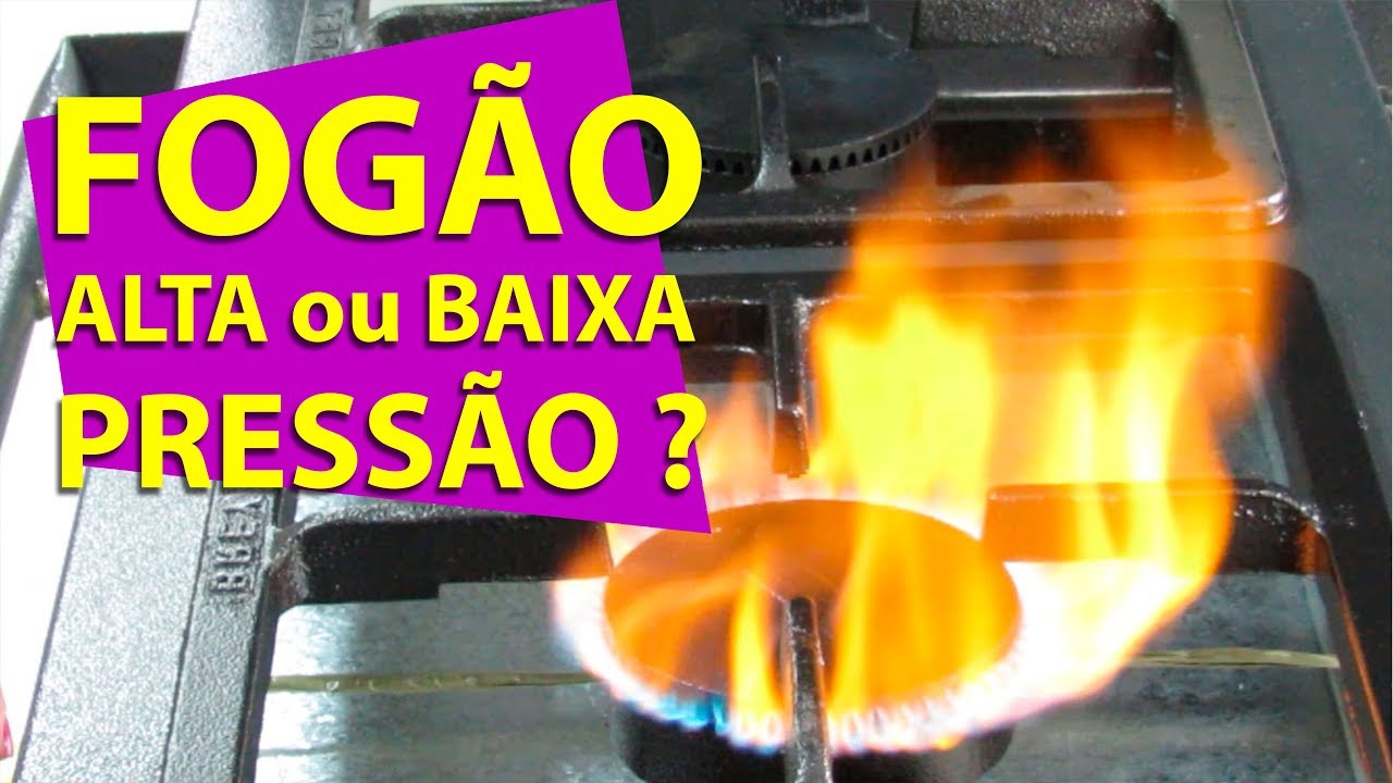 Fogão industrial de ALTA ou BAIXA Pressão? Qual escolher?