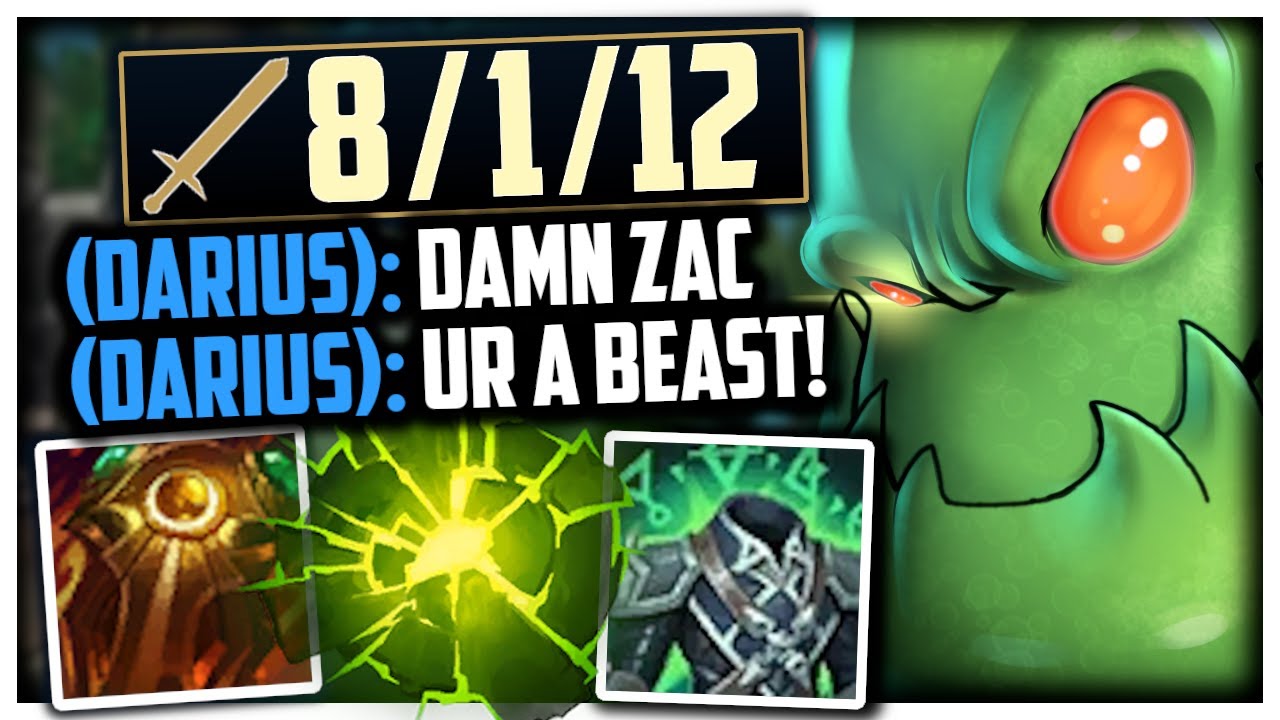THIS IS HOW YOU 1v5 ZAC JUNGLE | ZAC BEST BUILD/RUNES | League of Legends