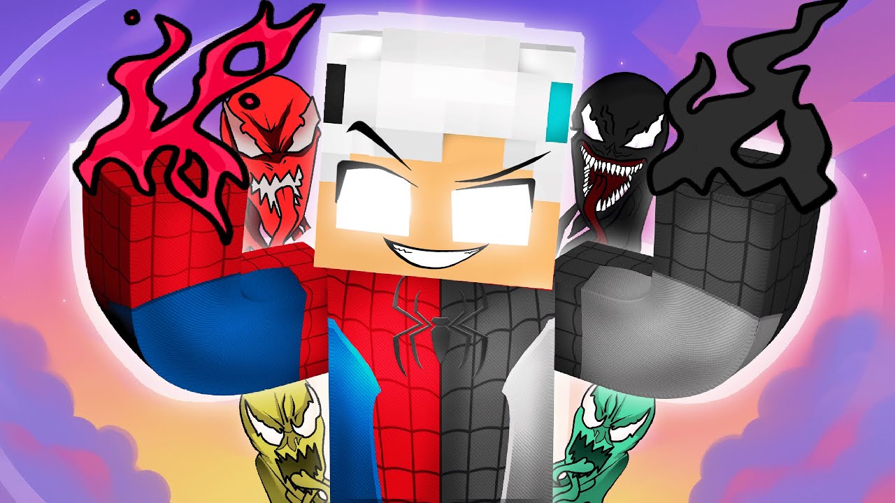 Virei o MESTRE ARANHA no Minecraft!