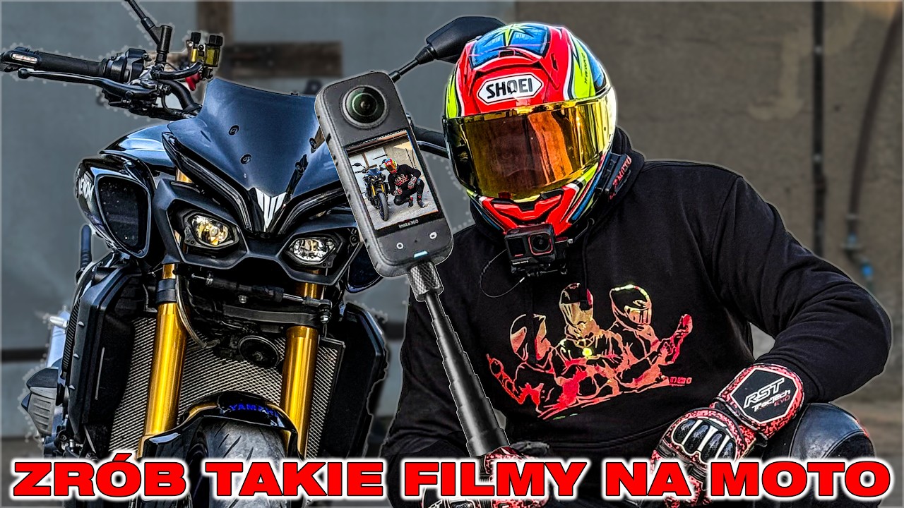Kamera 360 i motocykl? Pokażę Ci jak to robić z insta360X5!