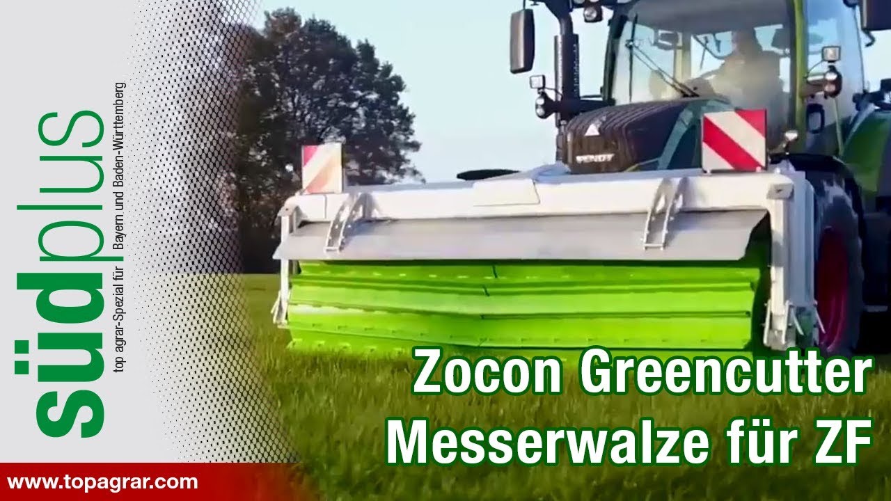 Zocon/Fierthbauer Greencutter: Messerwalze f&uuml;r Zwischenfr&uuml;chte