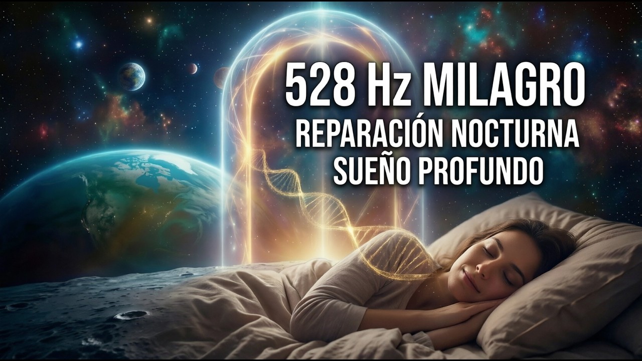 Descansa en Su Presencia: 528 Hz Frecuencia Milagrosa para Dormir 🕊️💤(10 Horas)
