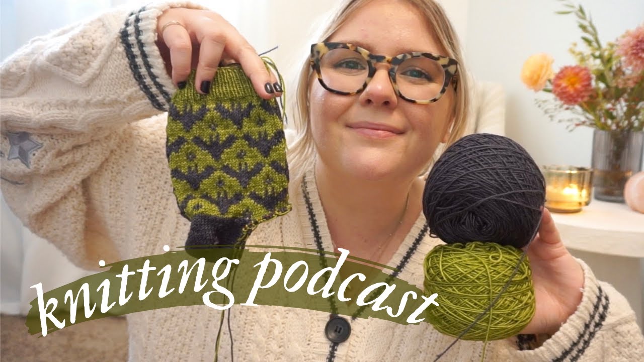 KNITTING PODCAST | test knitting, majo garn, hedgehog fibers, halloween socks