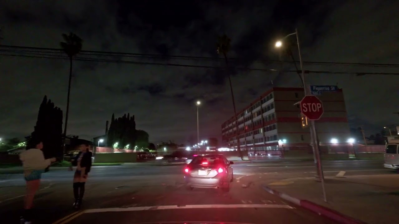 Figueroa st Driving...in Los Angeles