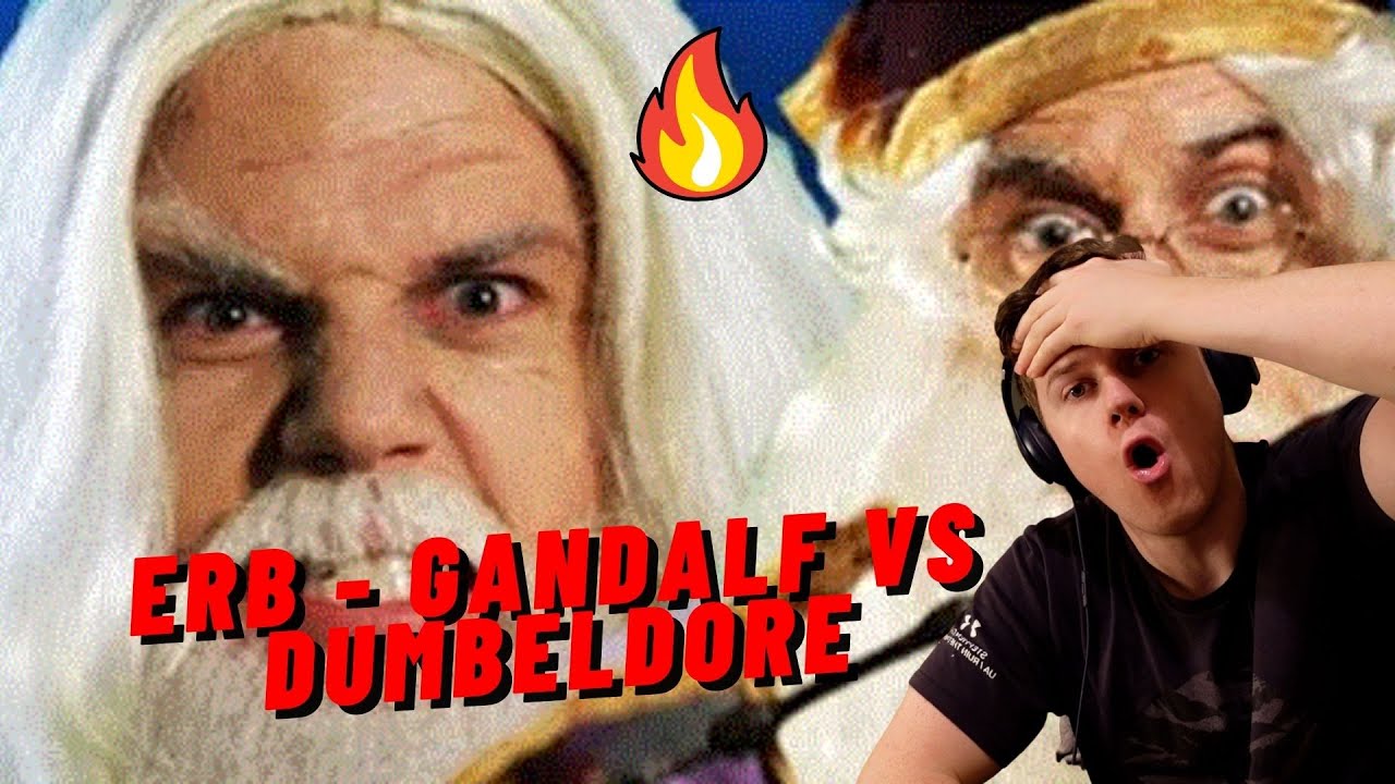 FIRST TIME LISTENING ERB - GANDALF VS DUMBELDORE((IRISH GUY REACTS!!))