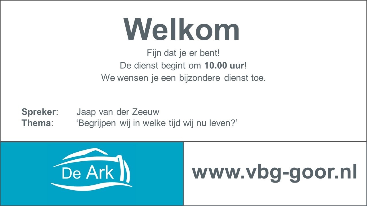Overdenking 15-02-2026 - VBG de Ark Goor - Jaap van der Zeeuw