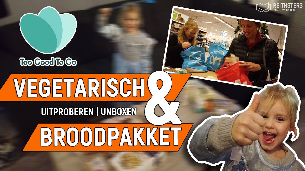 VEGETARISCH EN EEN BROODPAKKET! - TOO GOOD TO GO - VLOG #115