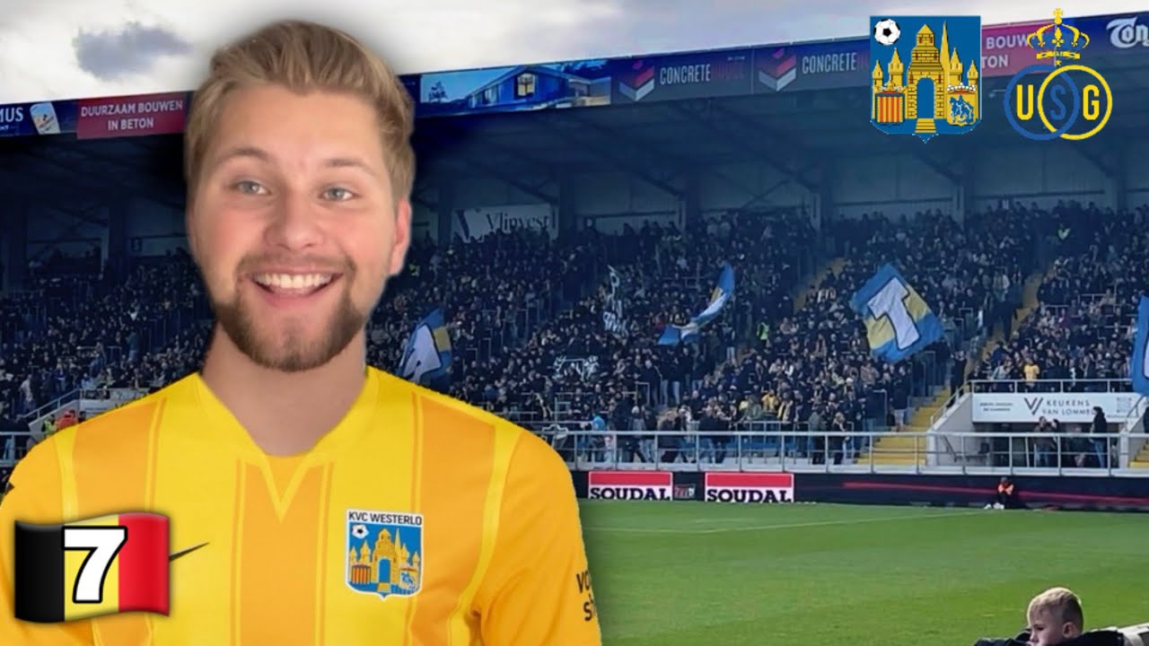 Отмечаю свой 14-й из 15 стадионов Профессиональной лиги!! Видеоблог с матча Вестерло - Юнион Сен-...