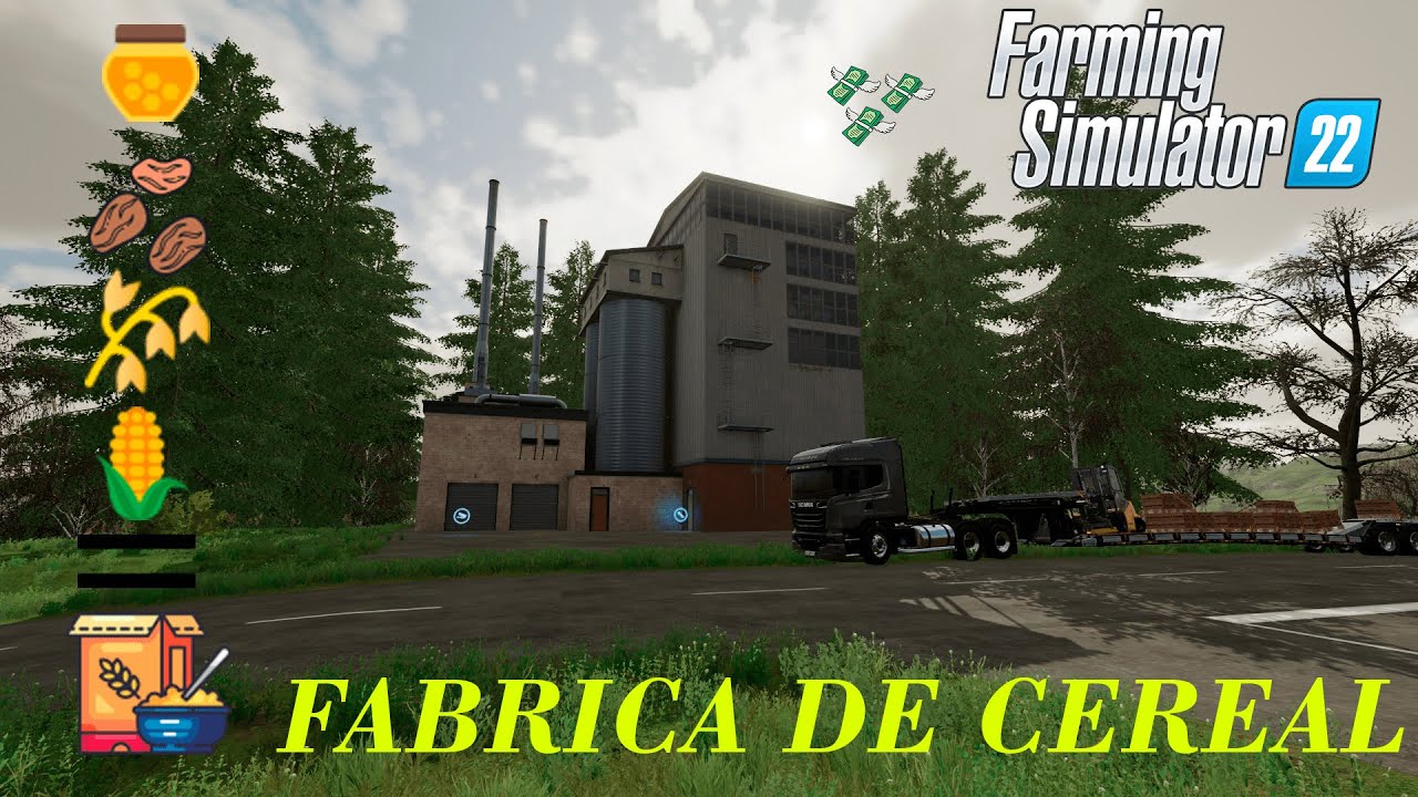 28 Farming Simulator 22 - Fábrica de Cereal