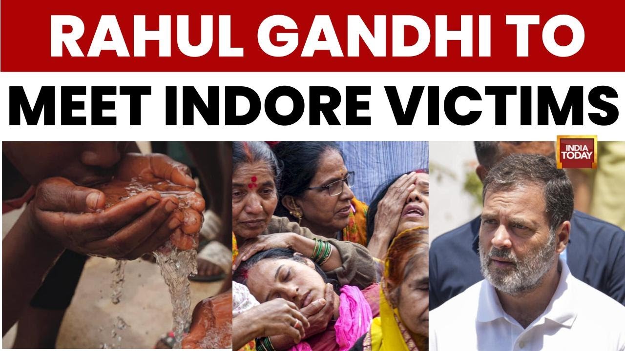 Rahul Gandhi to Visit Indore Today to Meet Families Affected by Contaminated Water Deaths