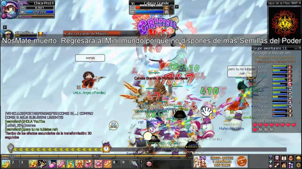 Raid muñeco de nieve NosTale