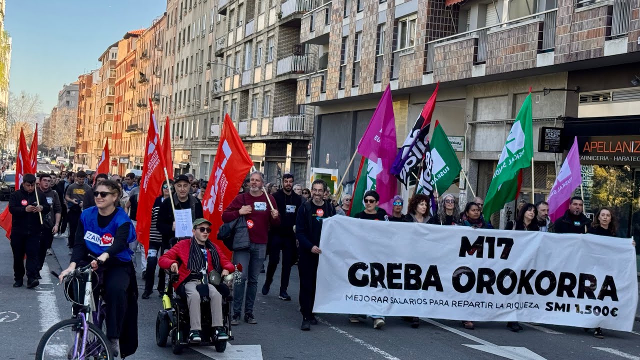 17M Huelga General en Vitoria-Gasteiz 🇪🇸 | General Strike Replay (March 17, 2026)