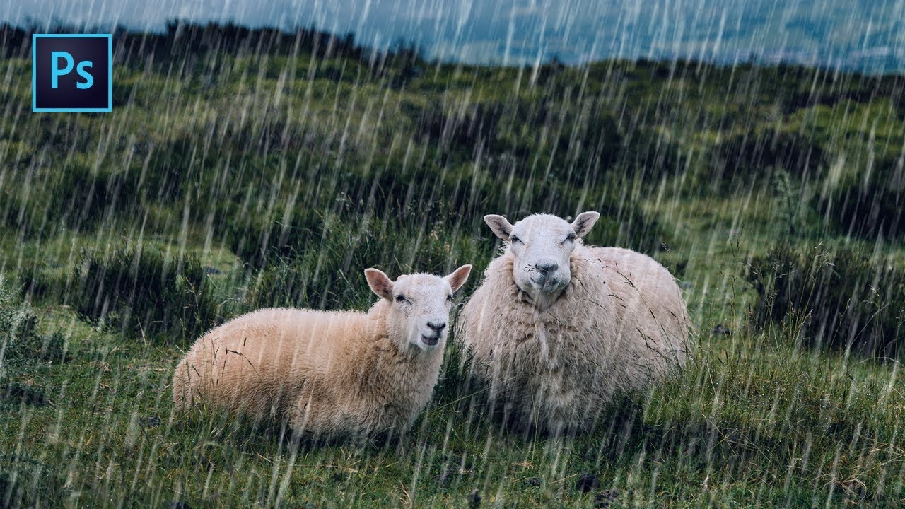 [TUTO PHOTOSHOP] : Comment créer de la pluie ?