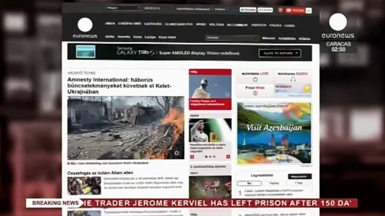 Оформление || Заставки || News || Euronews || 2011-2015 г.