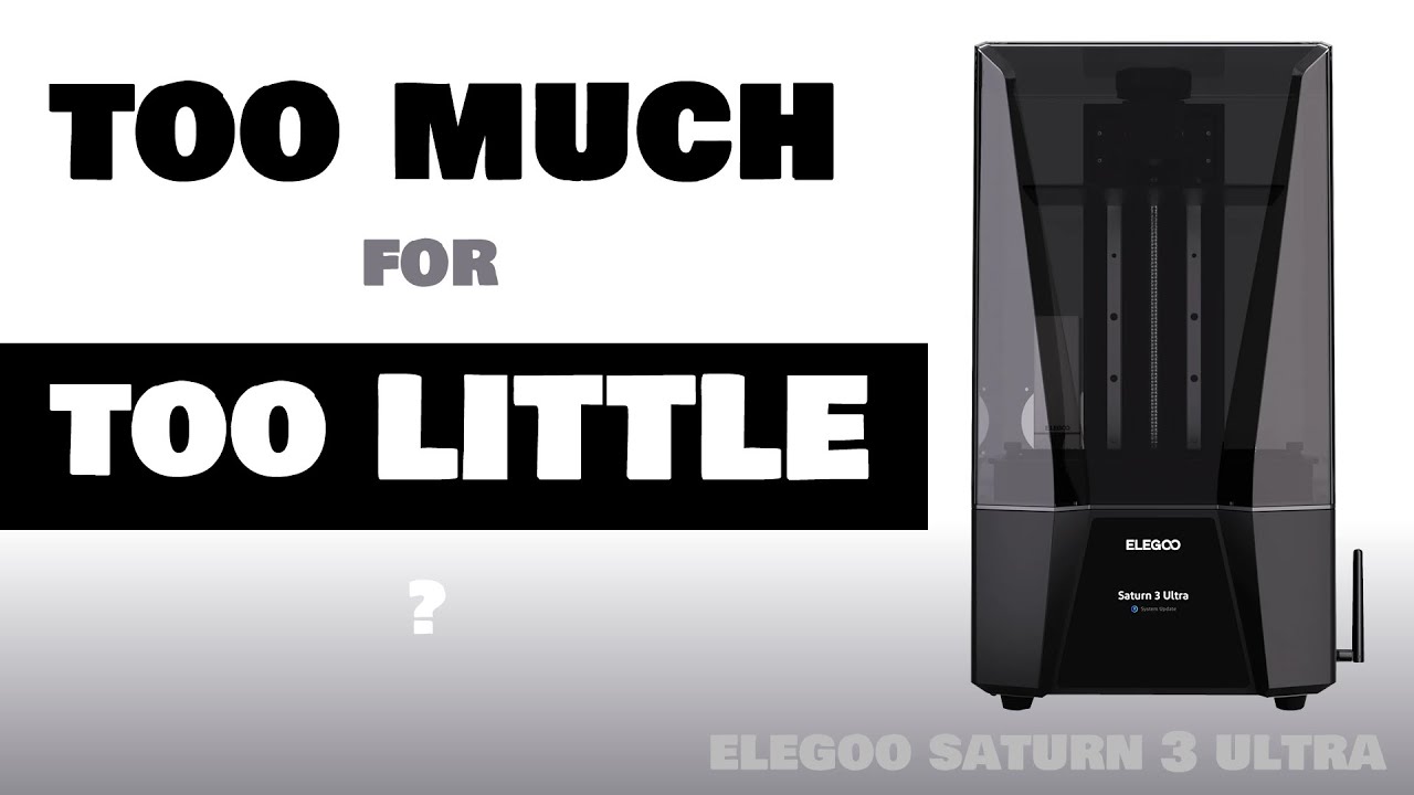 3D-принтер Elegoo Saturn 3 Ultra 12K 19 мкм для печати на смоле (ЧЕСТНЫЙ ОБЗОР)