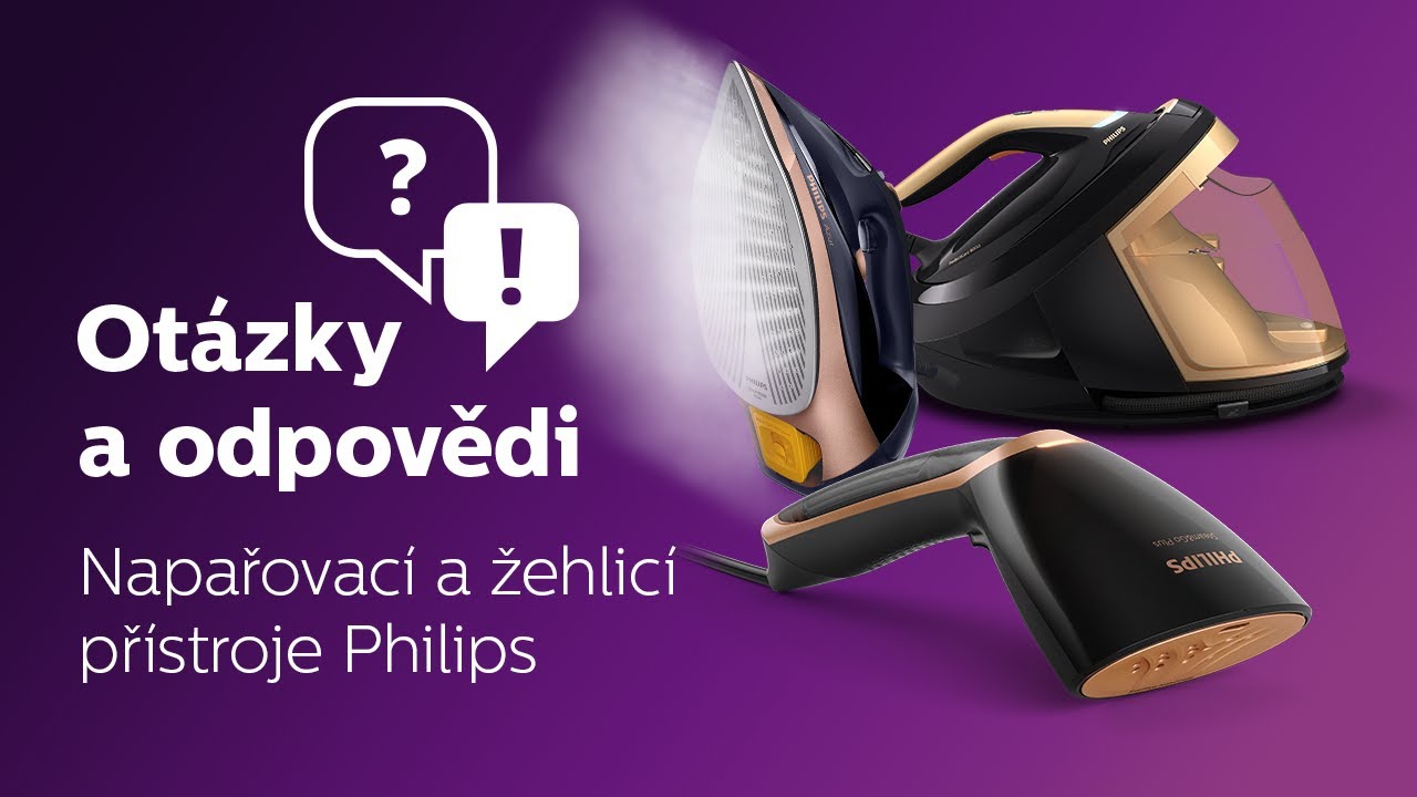 Napařovací a žehlicí přístroje Philips | Otázky a odpovědi