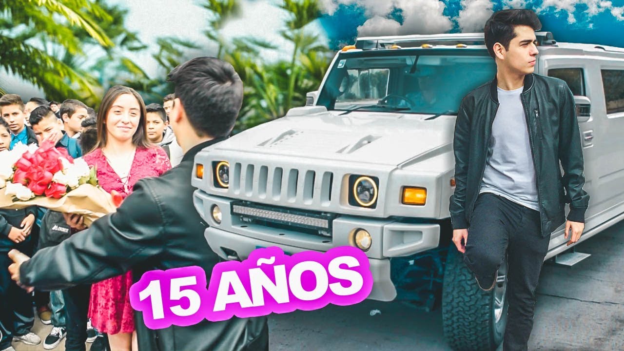 Recogí  a MI SOBRINA de su escuela en UNA LIMUSINA HUMMER por su 15 Años XV  |  Vargott