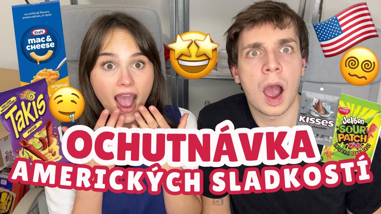 OCHUTNÁVKA AMERICKÝCH SLADKOSTÍ🤩🇺🇸