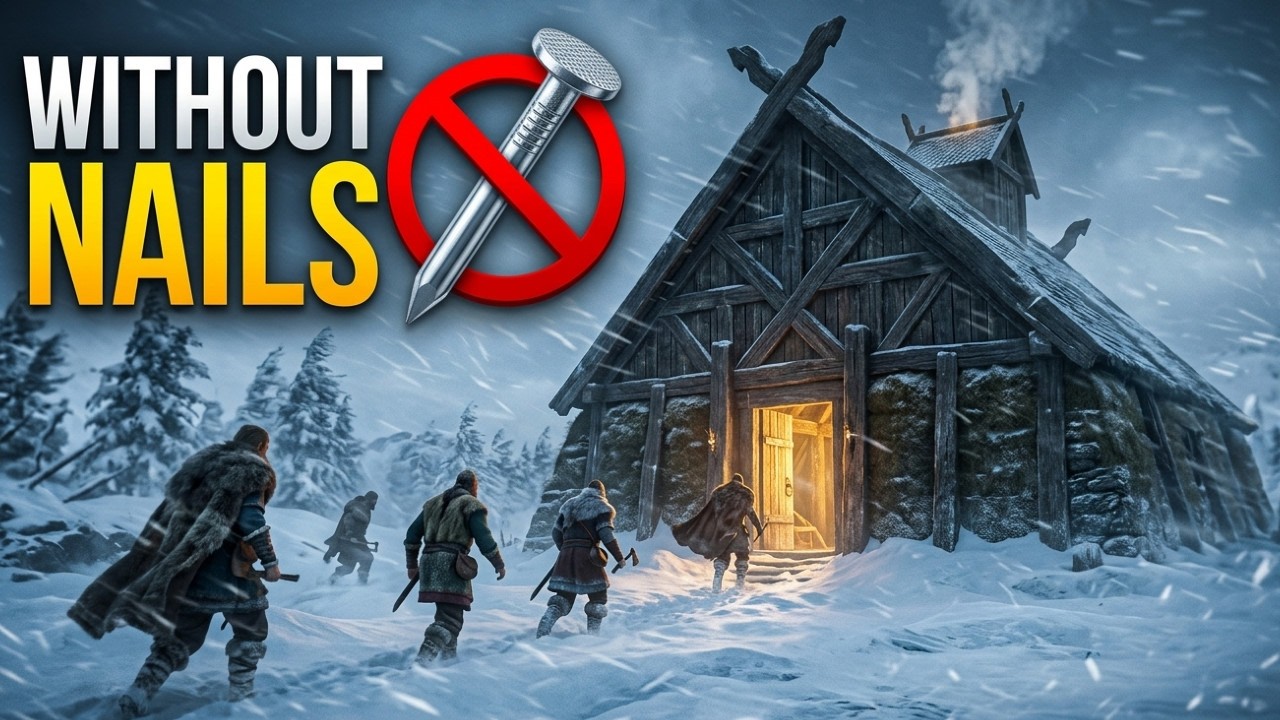 How Vikings Built Blizzard Proof Houses Without Nails or Cement