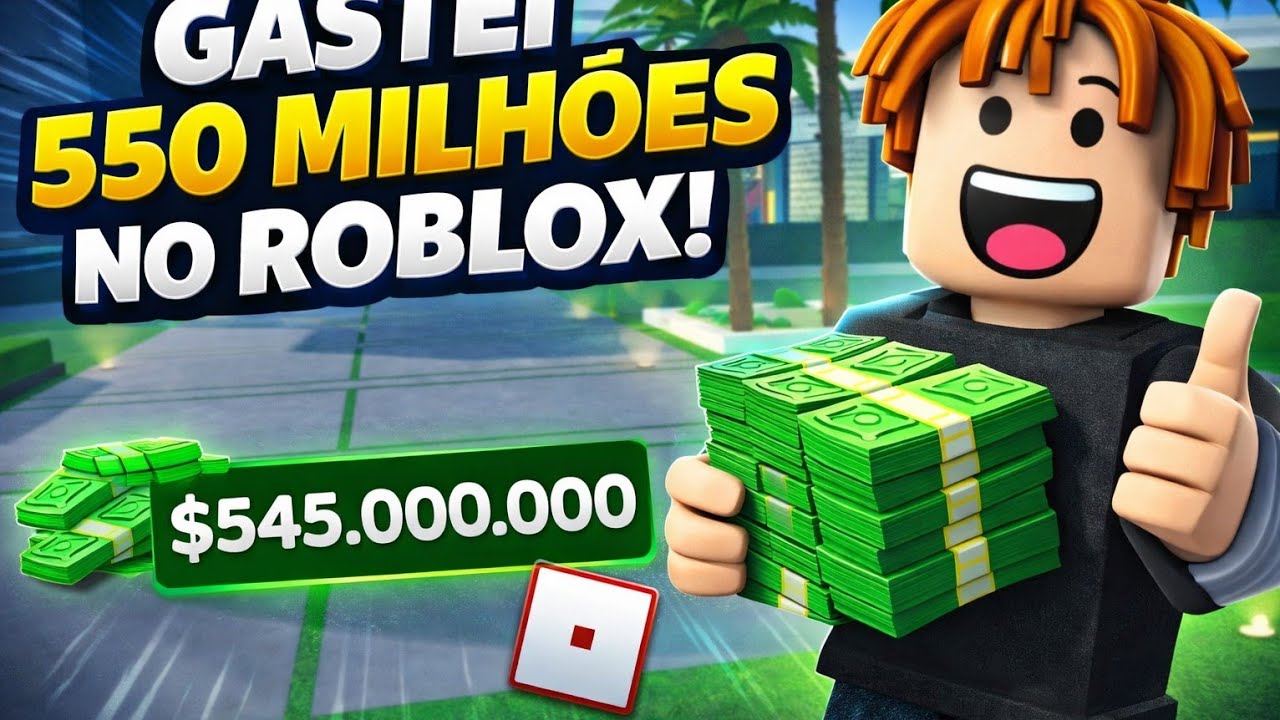 Gastei mais de 550 milhões na minha mansão no ROBLOX