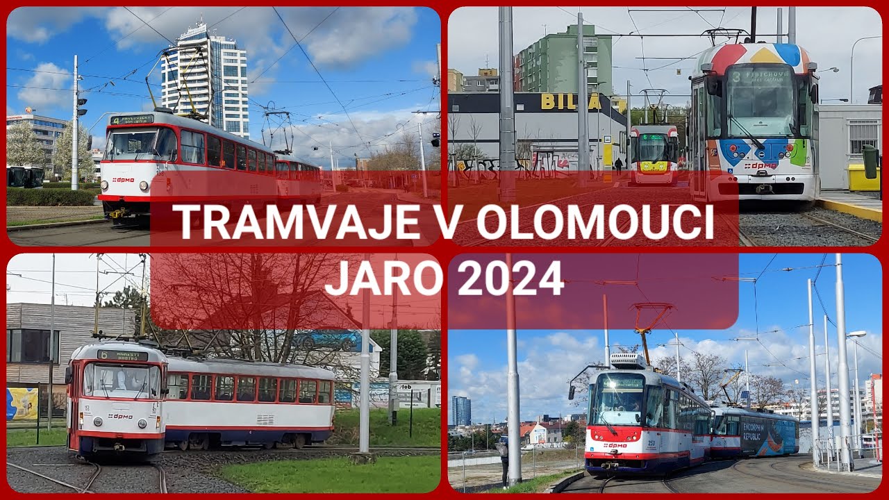 Tramvaje v Olomouci: jaro 2024