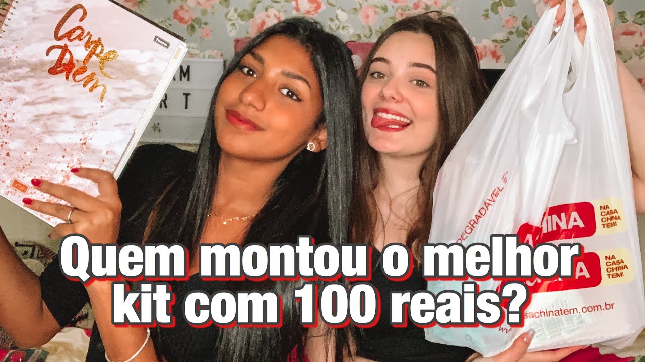 MATERIAL ESCOLAR COM 100 REAIS NA CASA CHINA