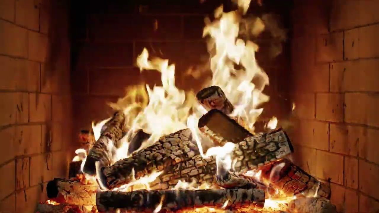 🔥 COZY NIGHTS by the FIREPLACE with CRACKLING WOOD and SOFT NIGHT AMBIENCE for QUIET WINTER DAYS