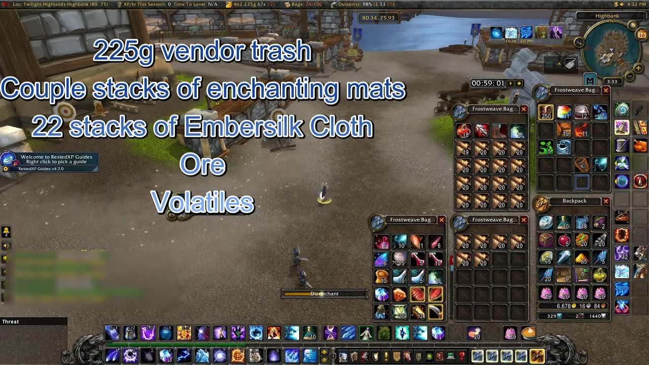 Cataclysm Embersilk Cloth Farm