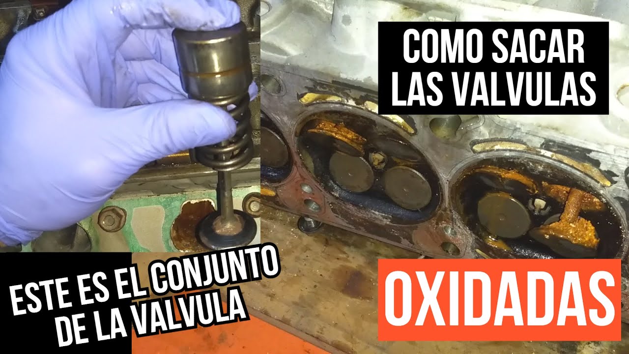 Como sacar las valvulas trancadas? LIMPIEZA DE LA TAPA DE CILINDROS