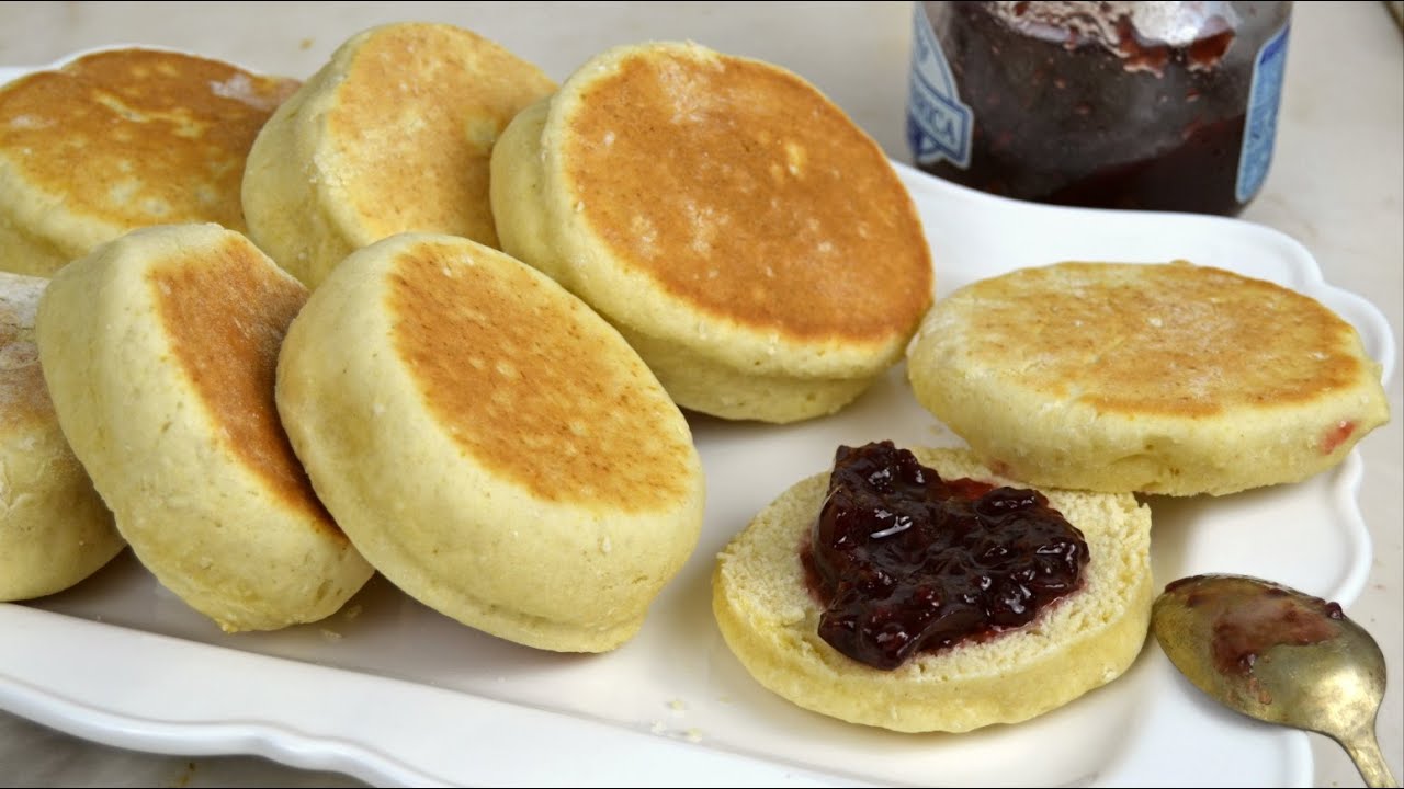 Pan de leche en sartén. Pan dulce fácil y rápido