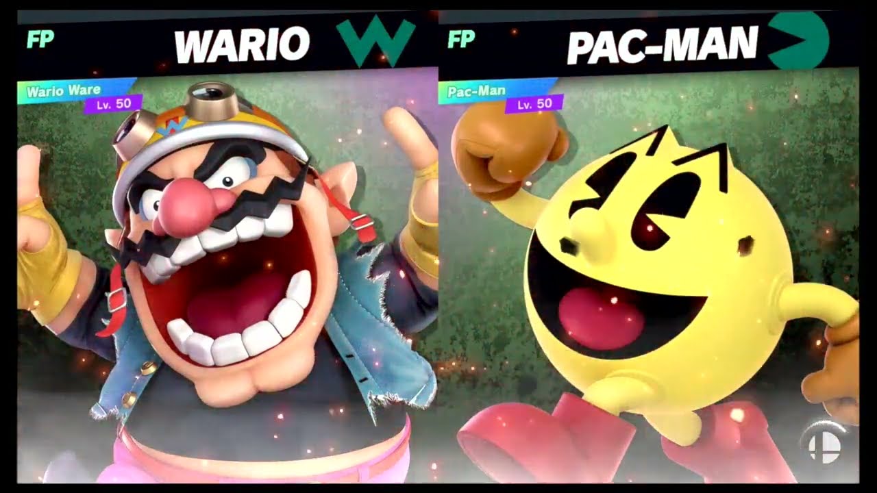 Super Smash Bros Ultimate Amiibo Fights – Wario vs the World #54 Wario vs Pac Man