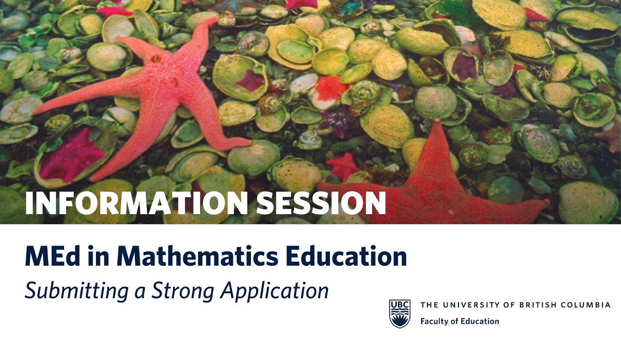 MEd in Mathematics Education - Submitting a Strong Application March 10