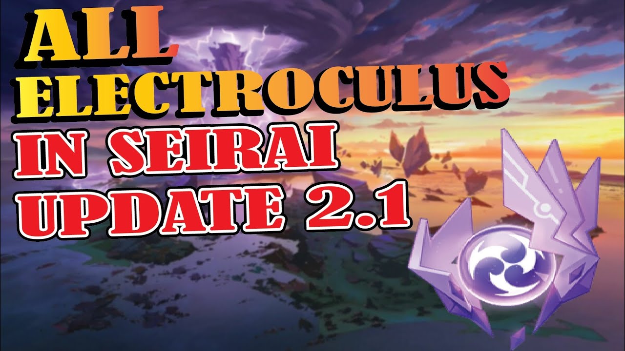 All Electroculus Locations Genshin Impact Seirai Island (With Timestamp)