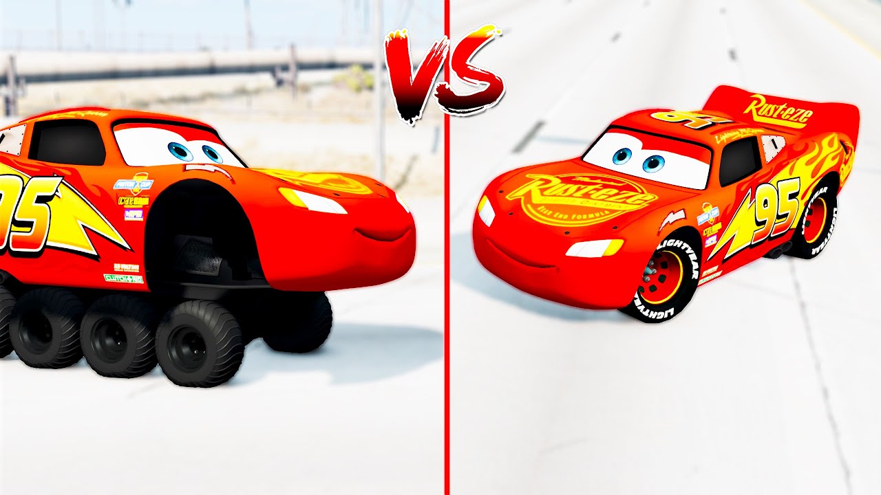 Lightning McQueen with BTR Wheels vs Stock Lightning McQueen – Who is Best?