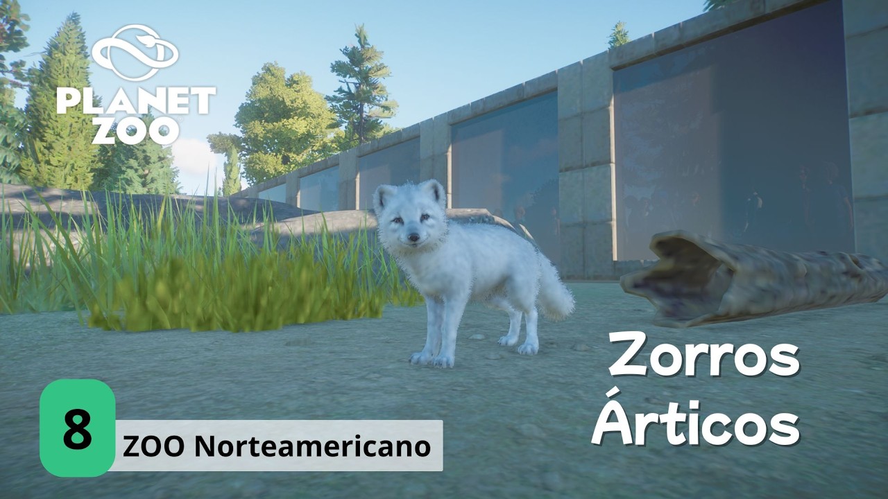 Hábitat de Zorros Árticos 08 | Zoo Norteamericano | Planet Zoo